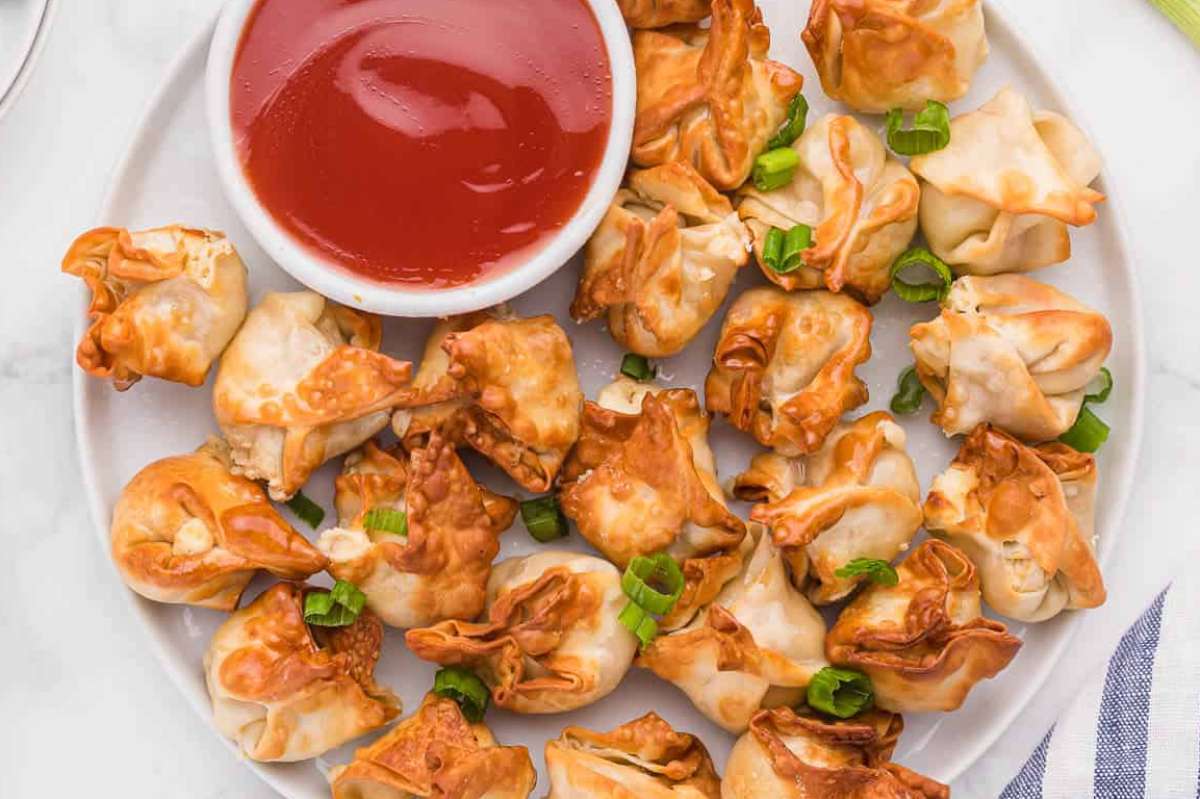 Air Fryer Crab Rangoon Recipe.