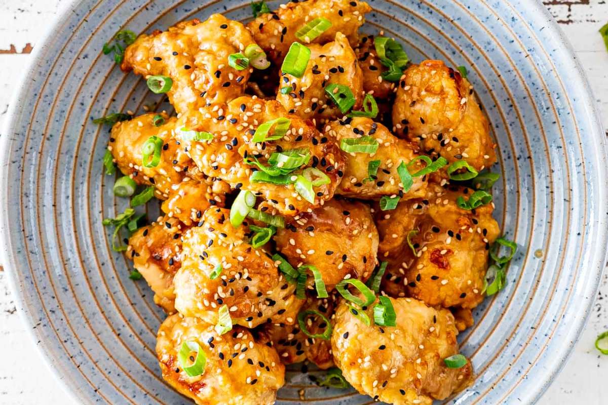 Air Fryer Lemon Chicken.