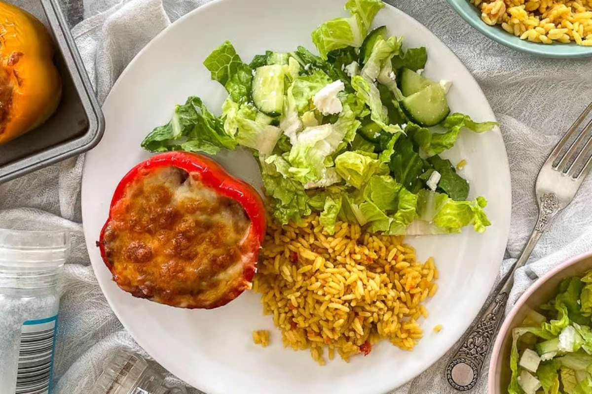 Air Fryer Stuffed Peppers.