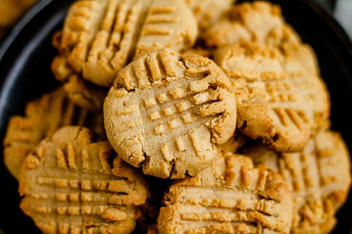 Almond Flour Peanut Butter Cookies Recipe.