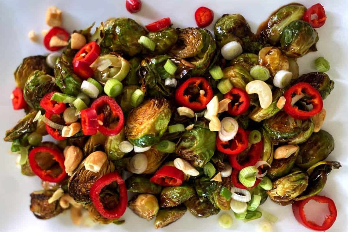 Asian Brussel Sprouts. 