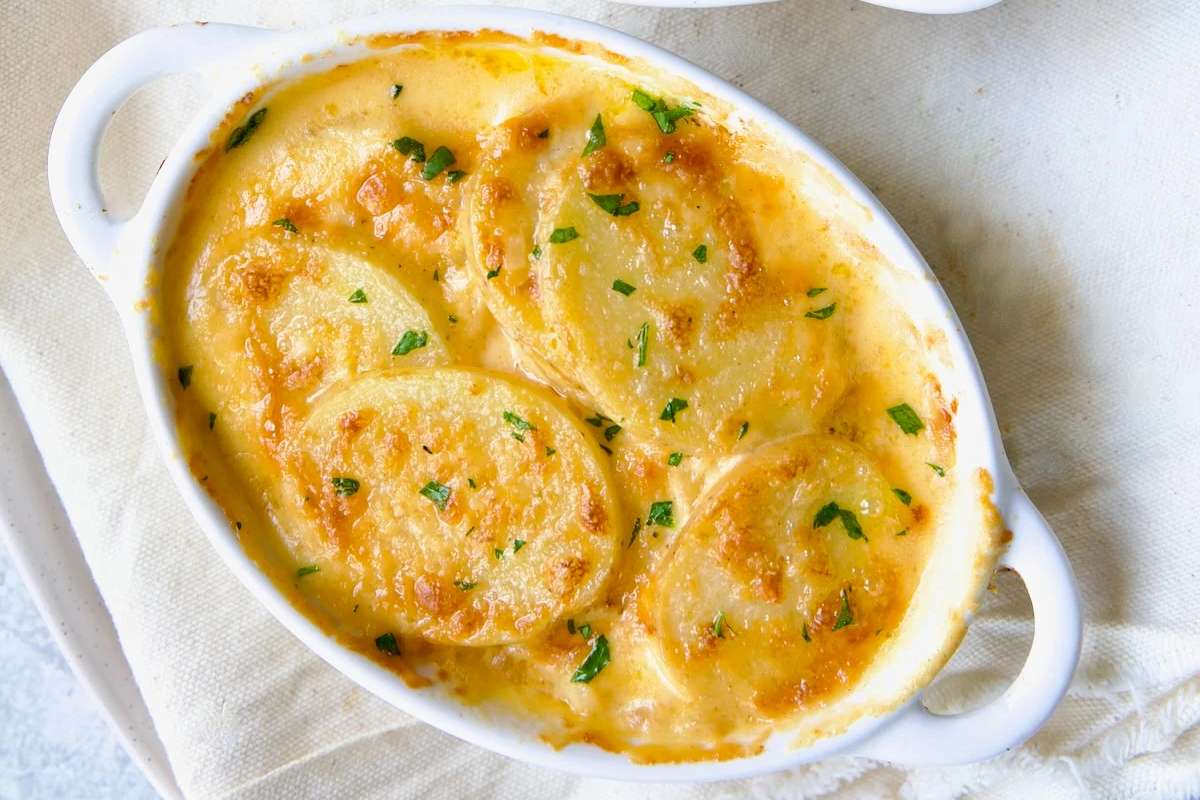 Au Gratin Potatoes Recipe For Two.