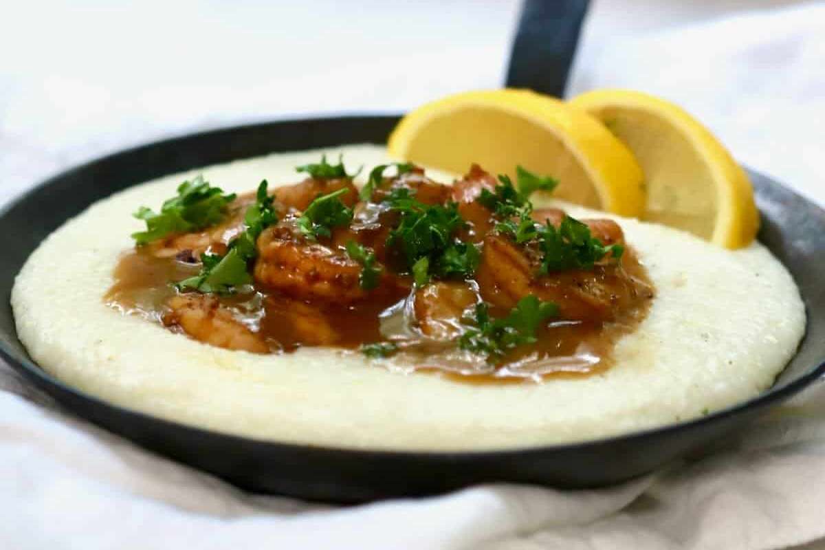 Bbq Shrimp and Grits.
