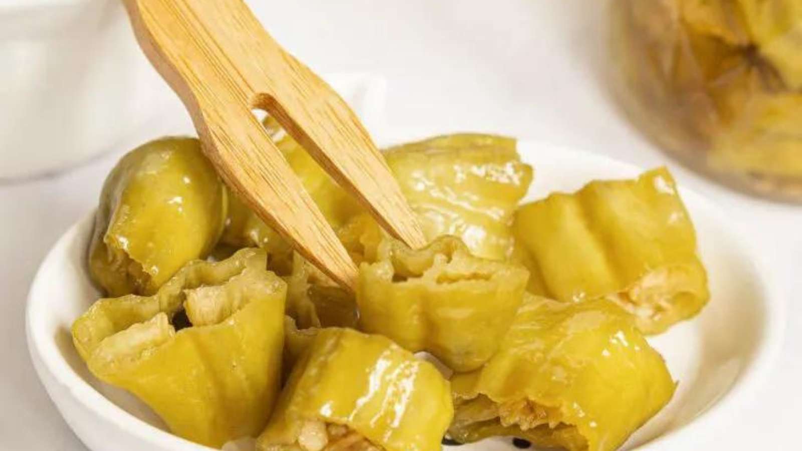 Pickled Shishito Peppers recipe by Babaganosh.