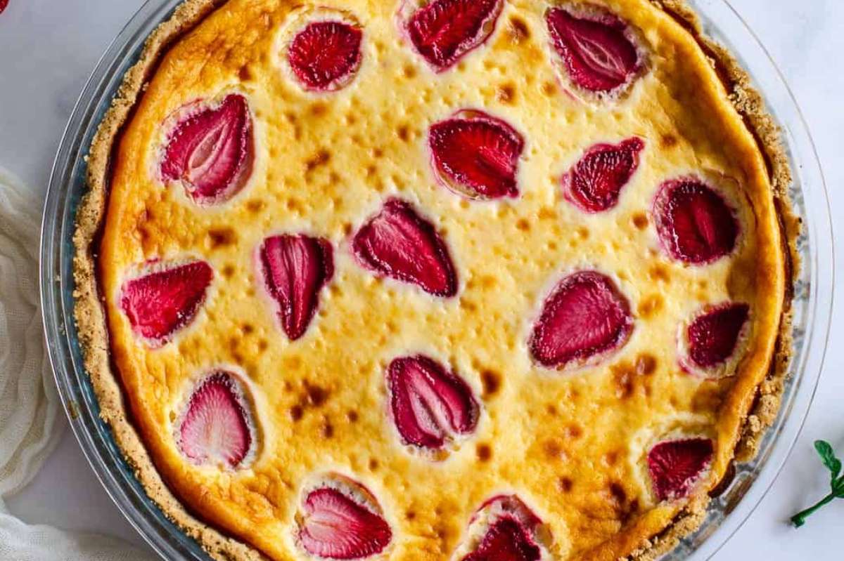 Baked Mascarpone Tart.
