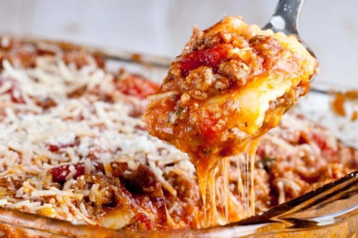 Baked Ravioli Casserole.