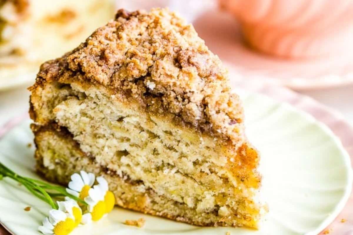 Banana Coffee Cake Recipe + Video.
