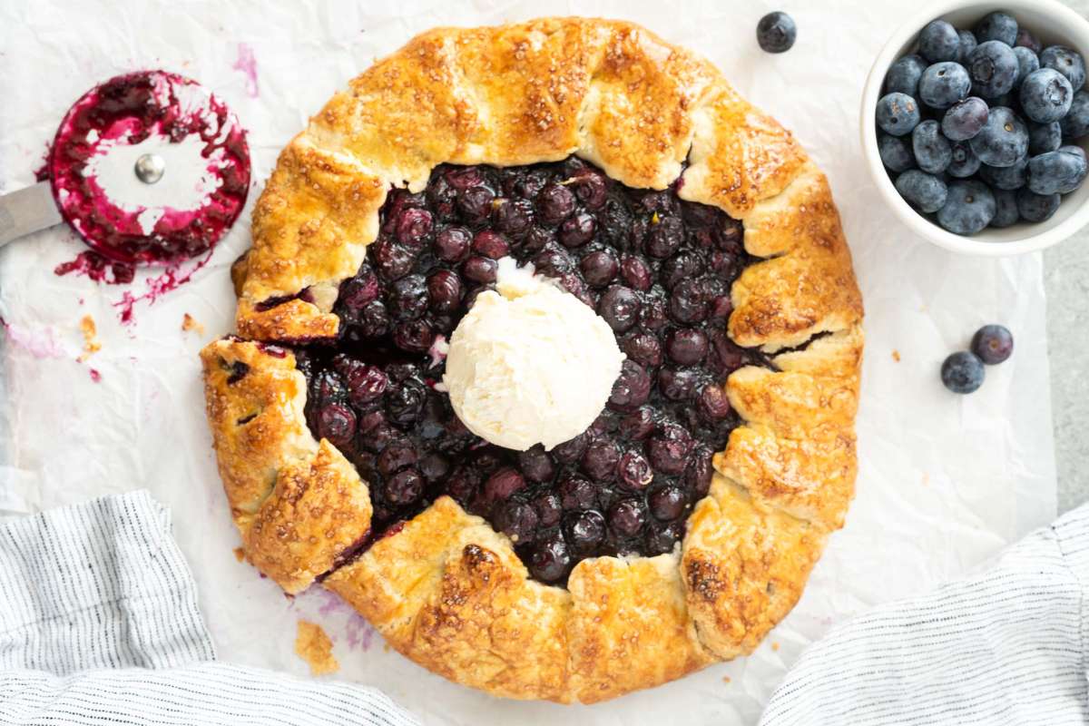 Blueberry Galette.