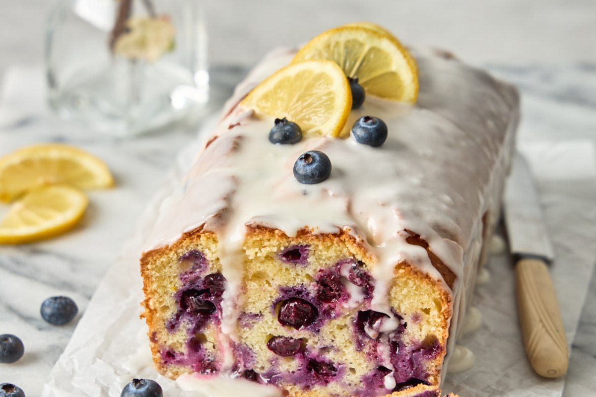 Blueberry Lemon Loaf Cake