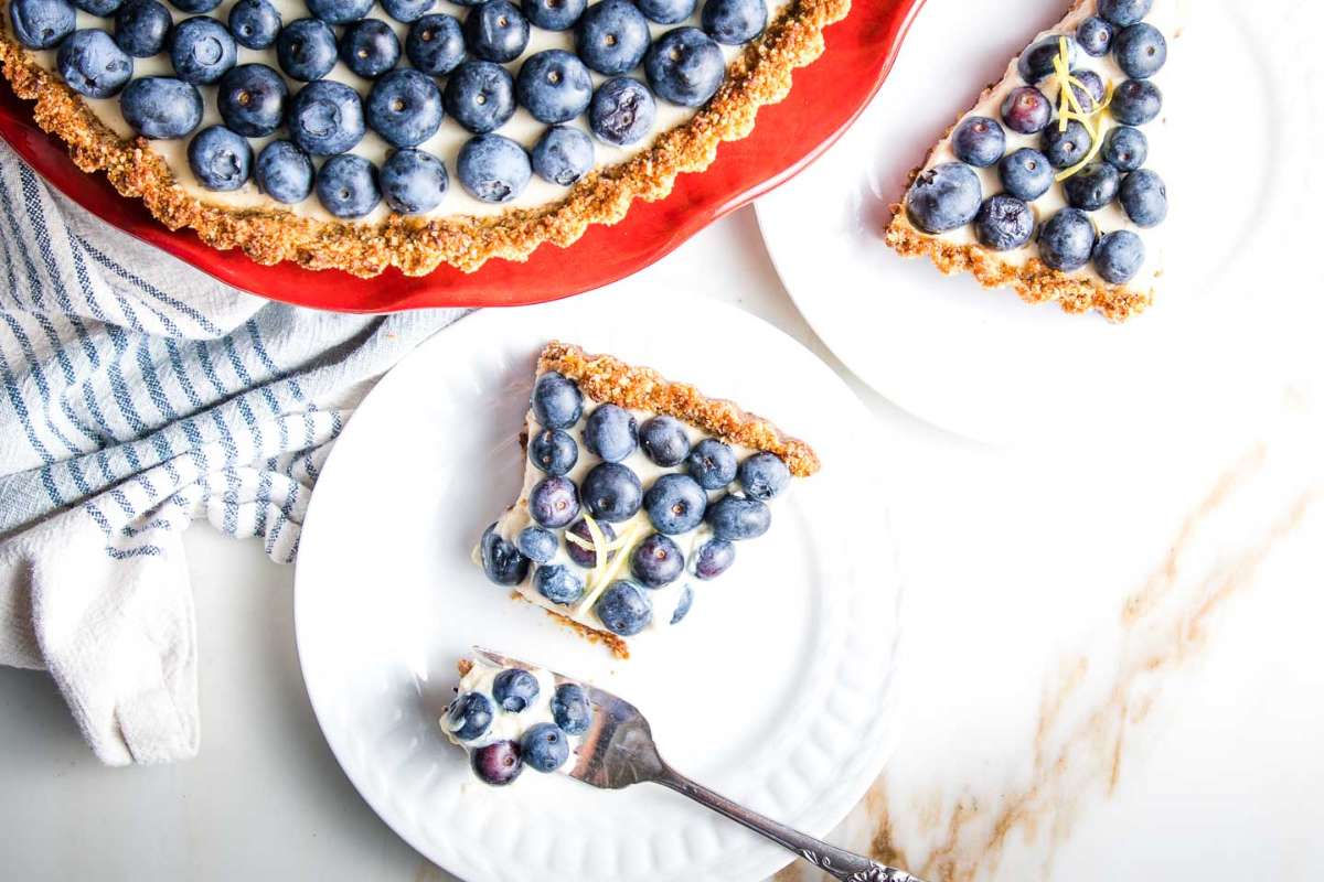 Blueberry Tart Recipe. 