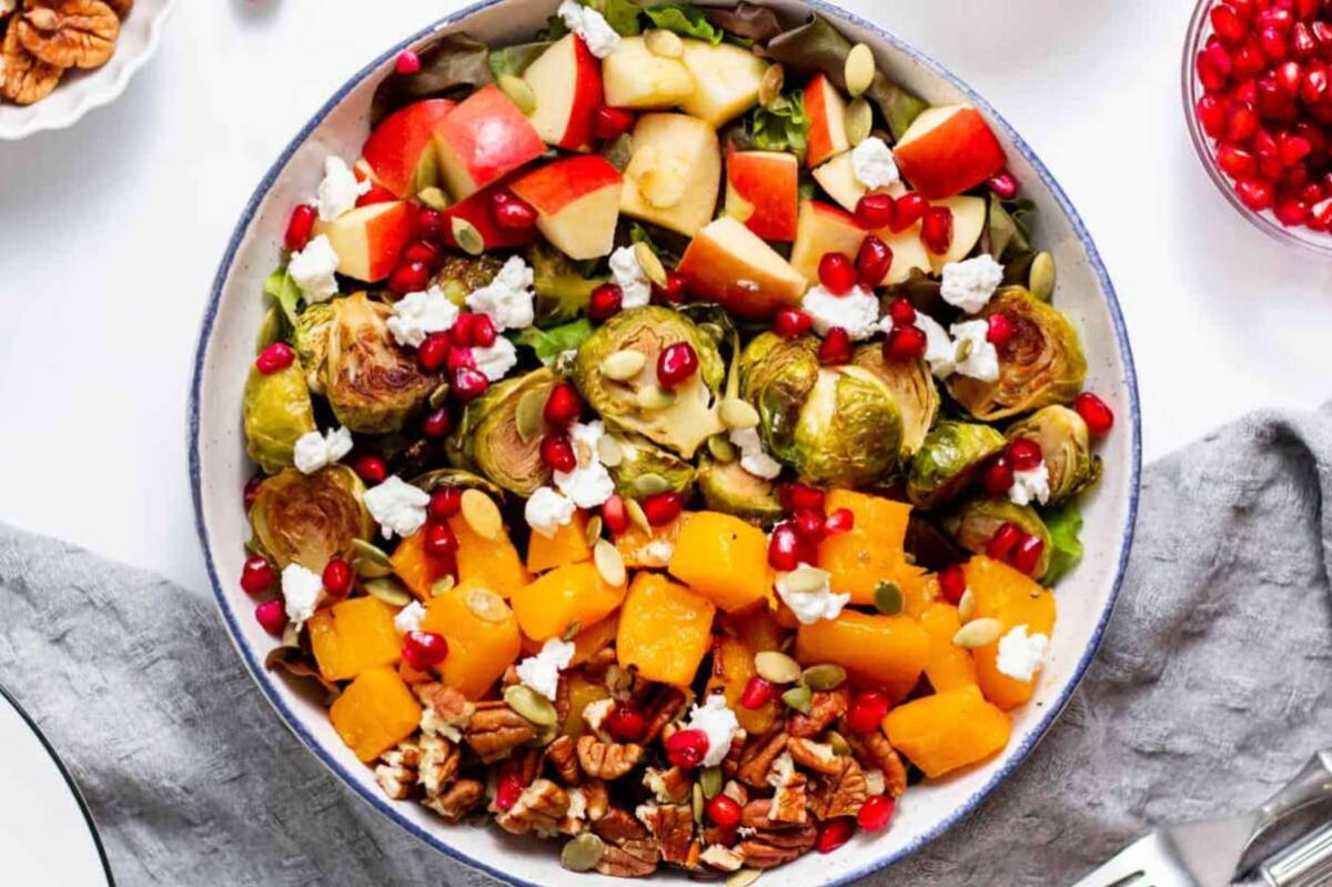 Brussels Sprout Salad. 