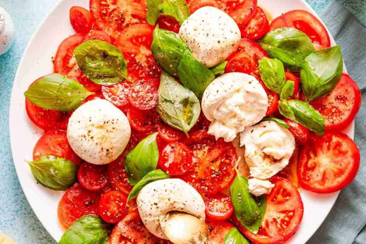 Burrata Caprese.