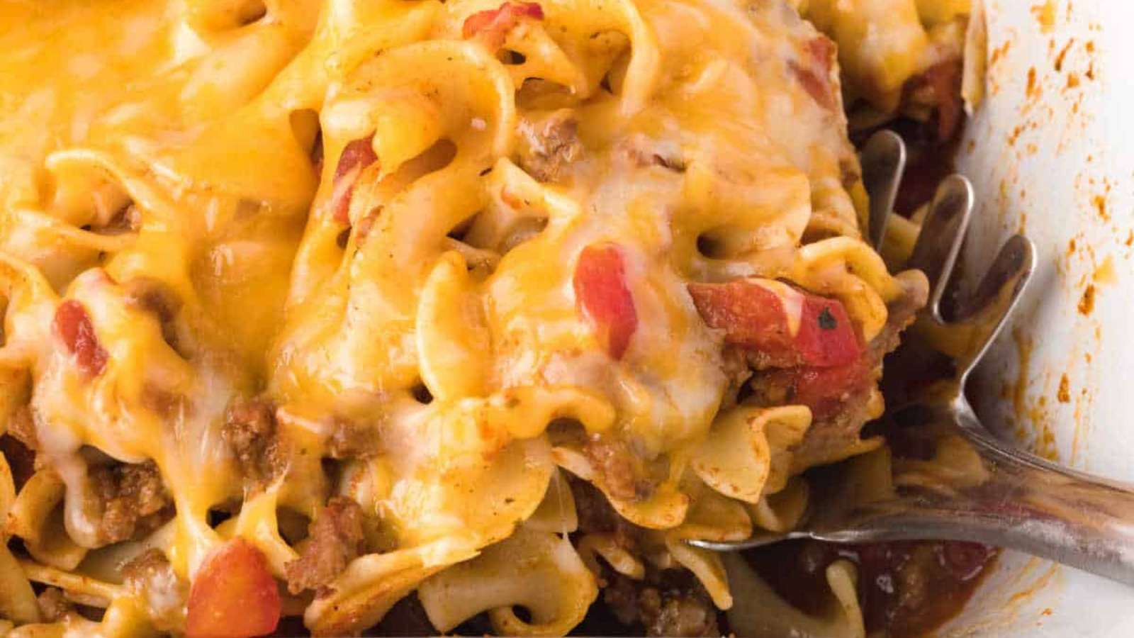 Beef Noodle Casserole recipe by Busy Day Dinners.