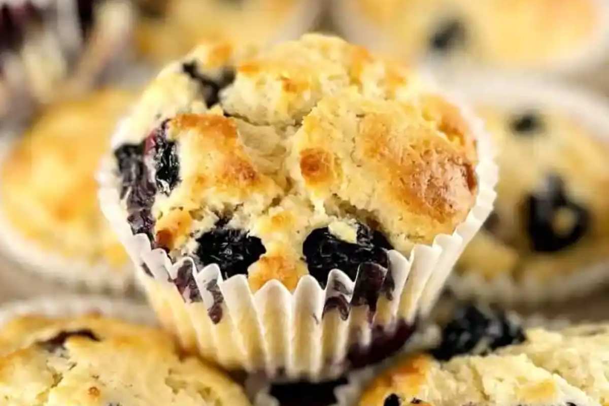 Buttermilk Blueberry Muffins (With Video). 
