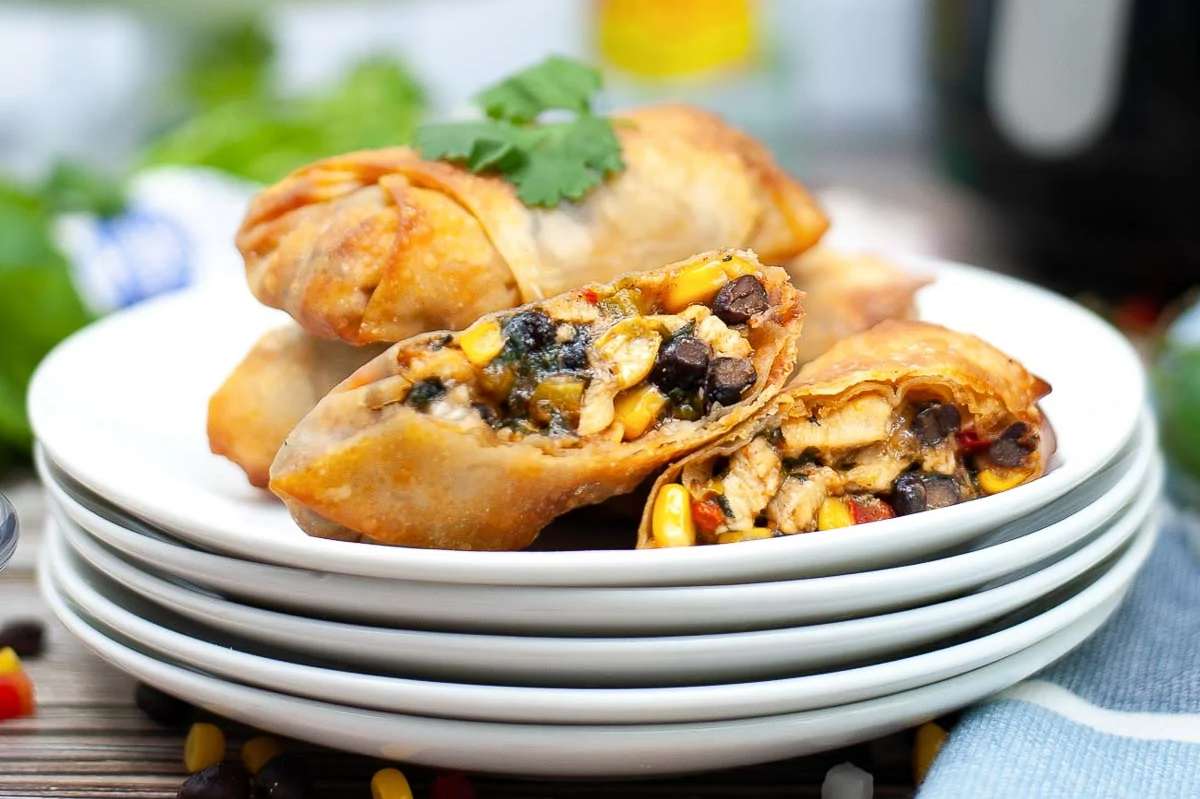 Chilis Southwest Egg Rolls Air Fryer Recipe Copycat. 