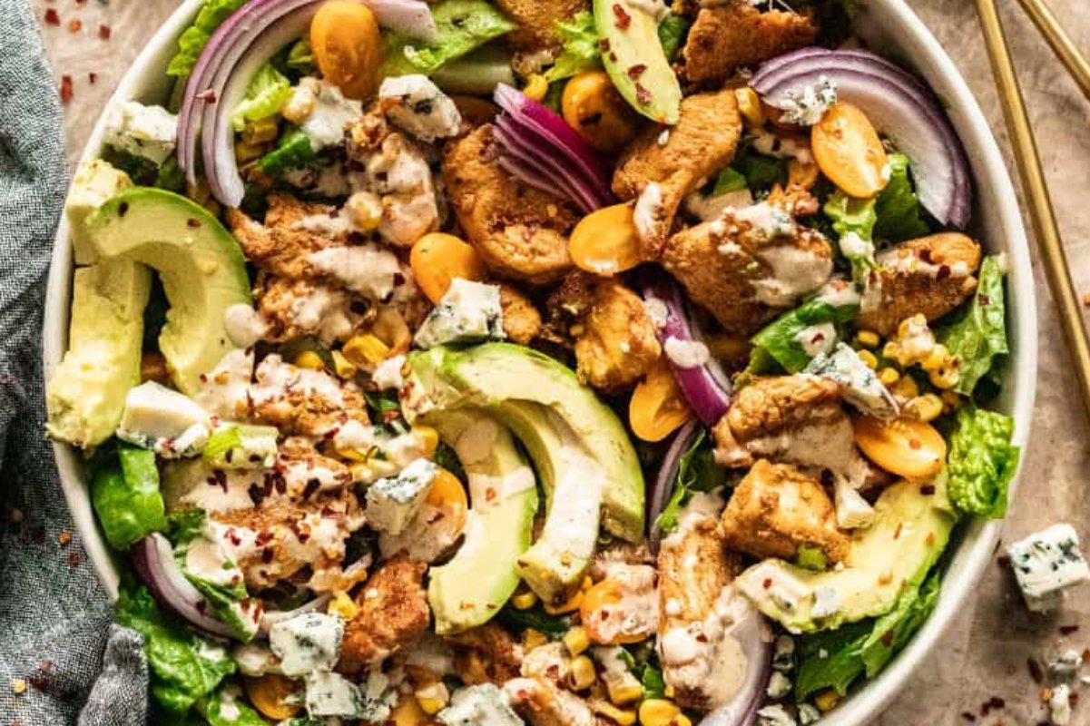 Cajun Chicken Caesar Salad 1