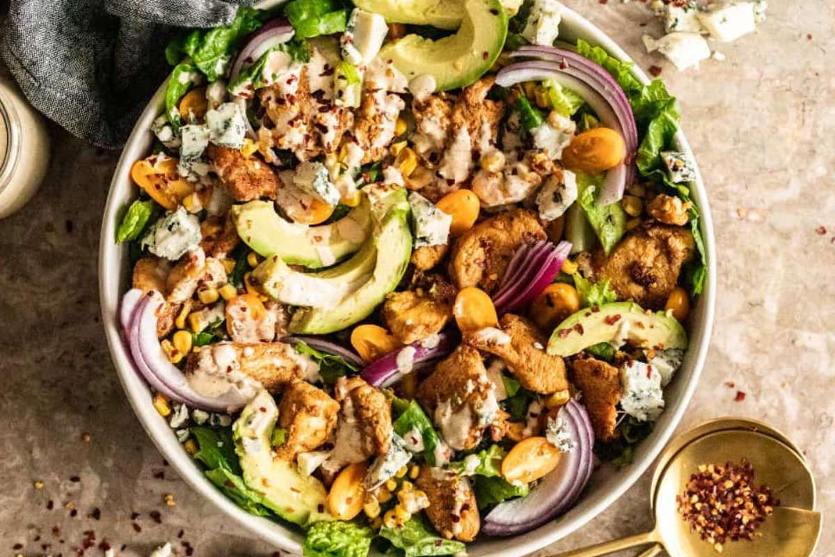Cajun Chicken Caesar Salad.