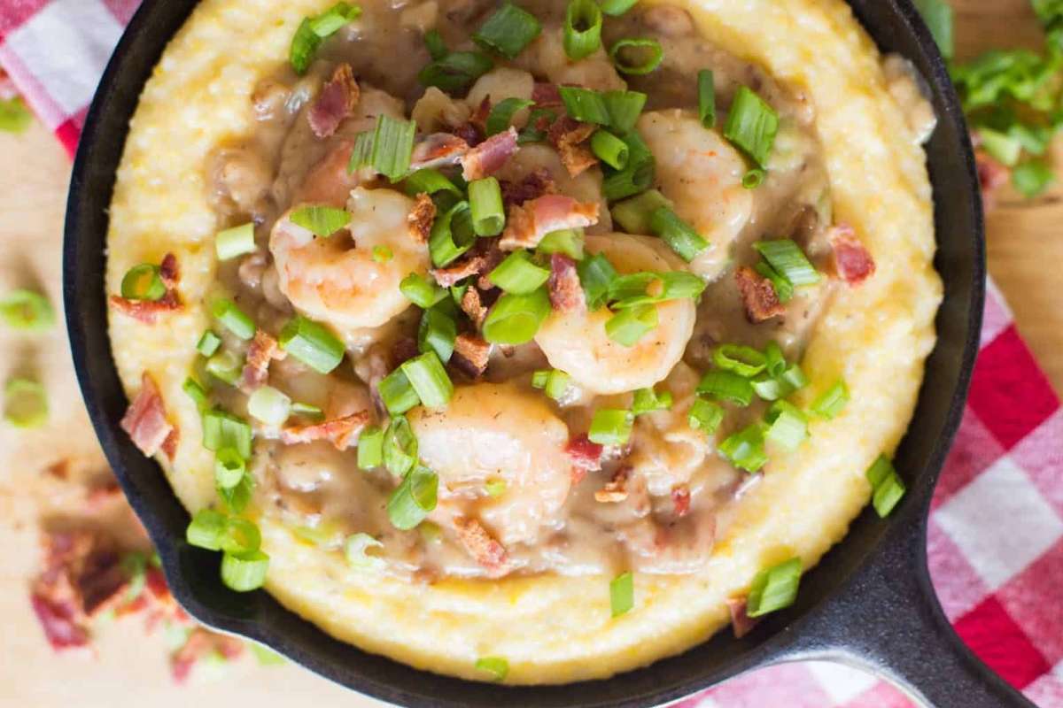 Cajun Shrimp And Grits.