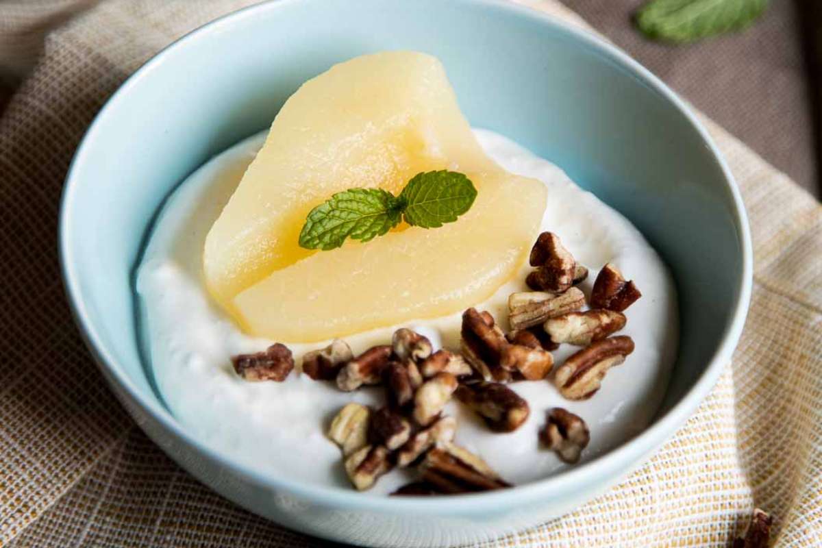 Canned Pear Dessert. 