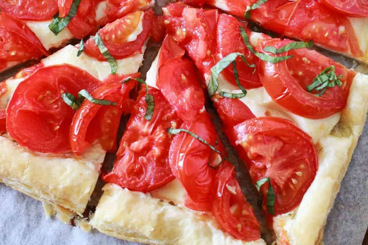 Caprese Tart.