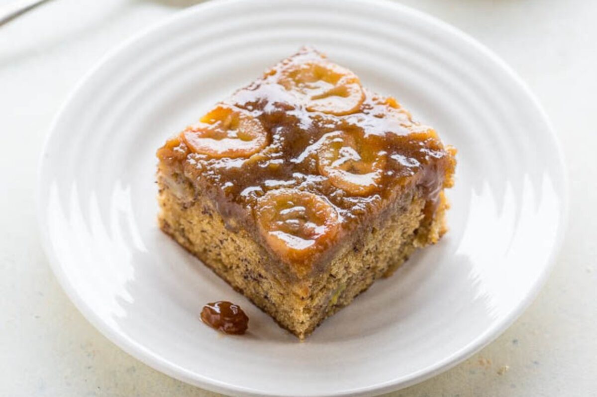 Caramel Banana Bread Cake
