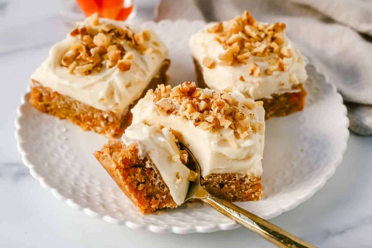 Carrot Cake Blondies.