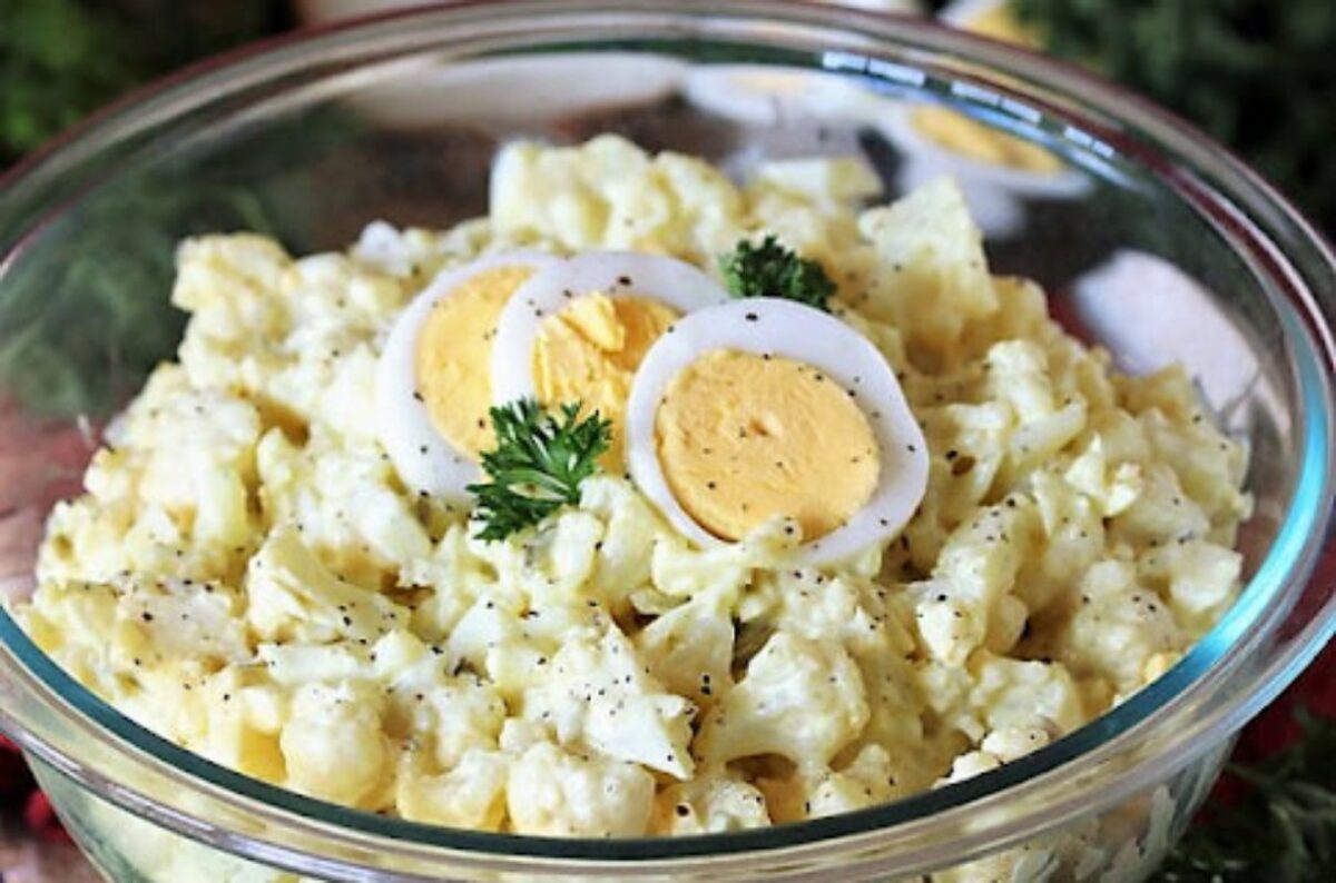 Cauliflower Mock potato Salad Recipe