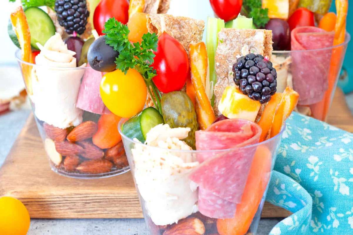 Charcuterie Cups: How To Make Beautiful Appetizers And Snacks. 
