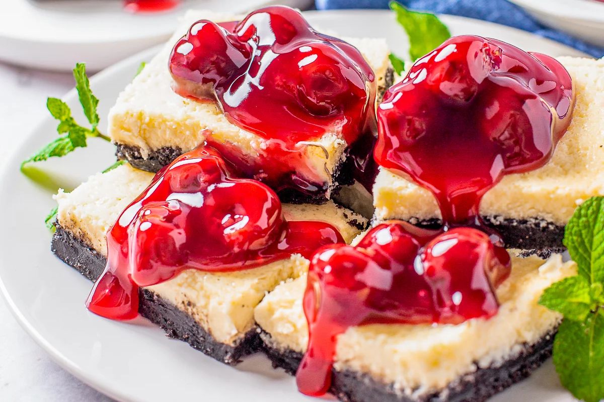 Cherry Cheesecake Bars
