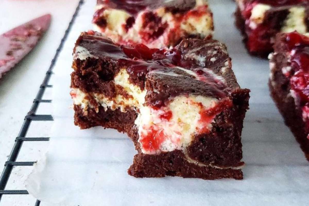 Cherry Cheesecake Brownies.