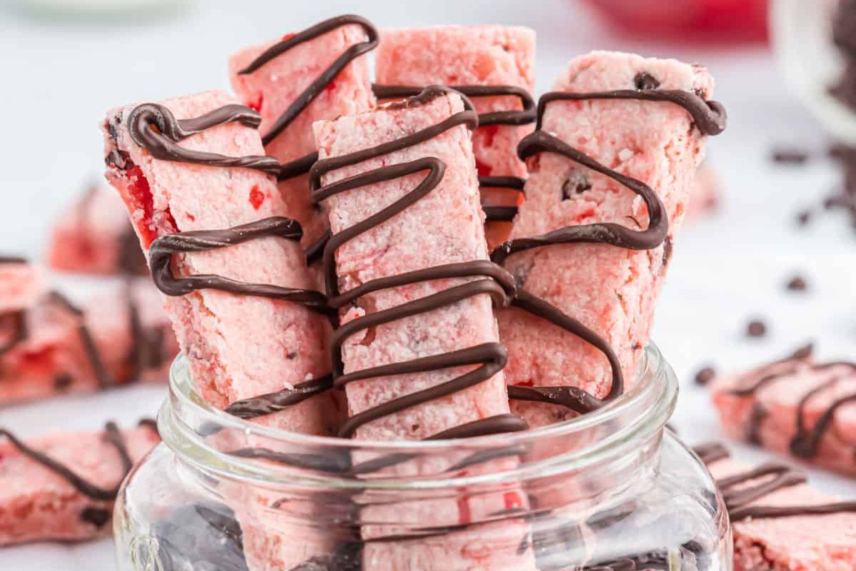 Cherry Chocolate Chip Shortbread Cookies