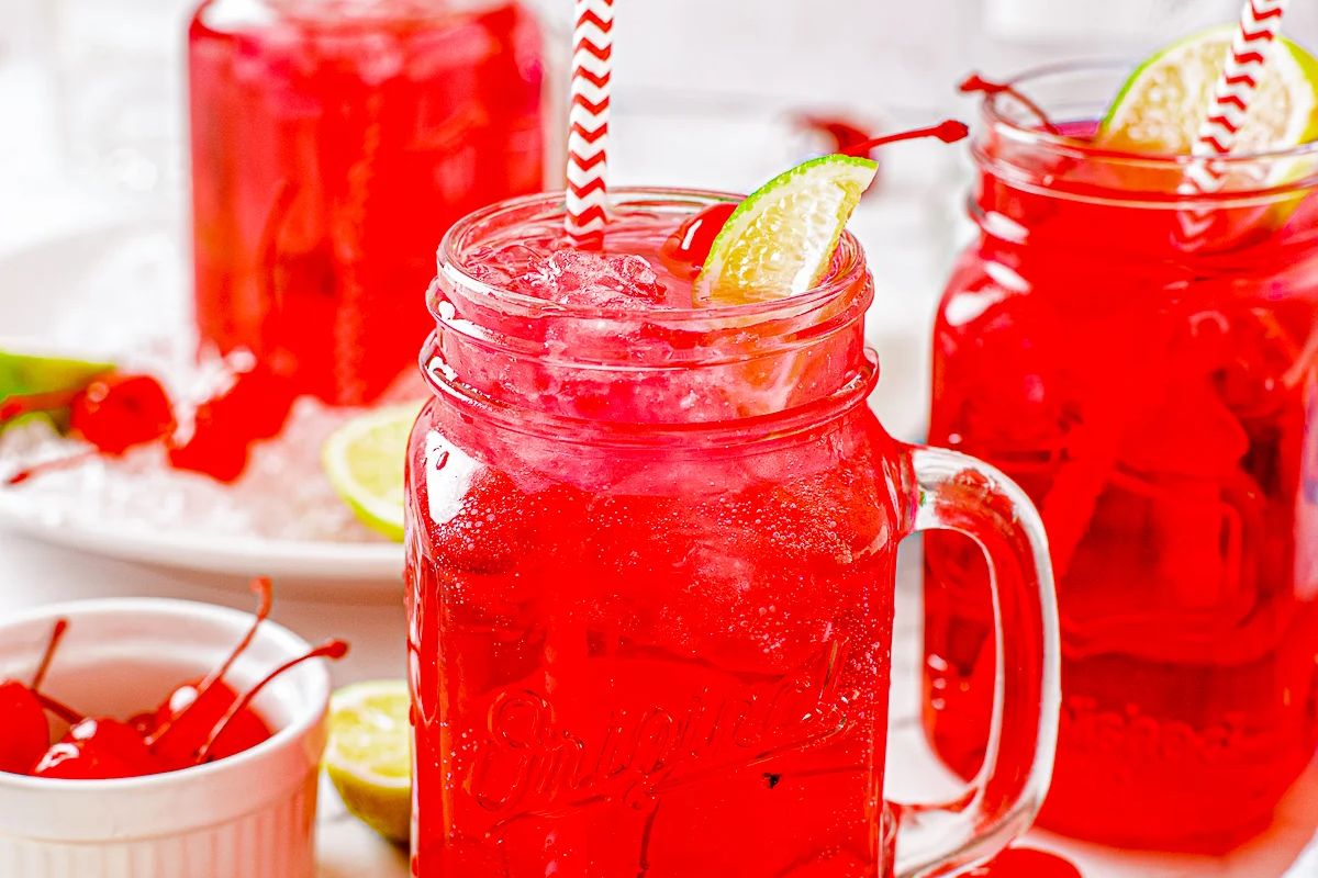Cherry Limeade Cocktails 1