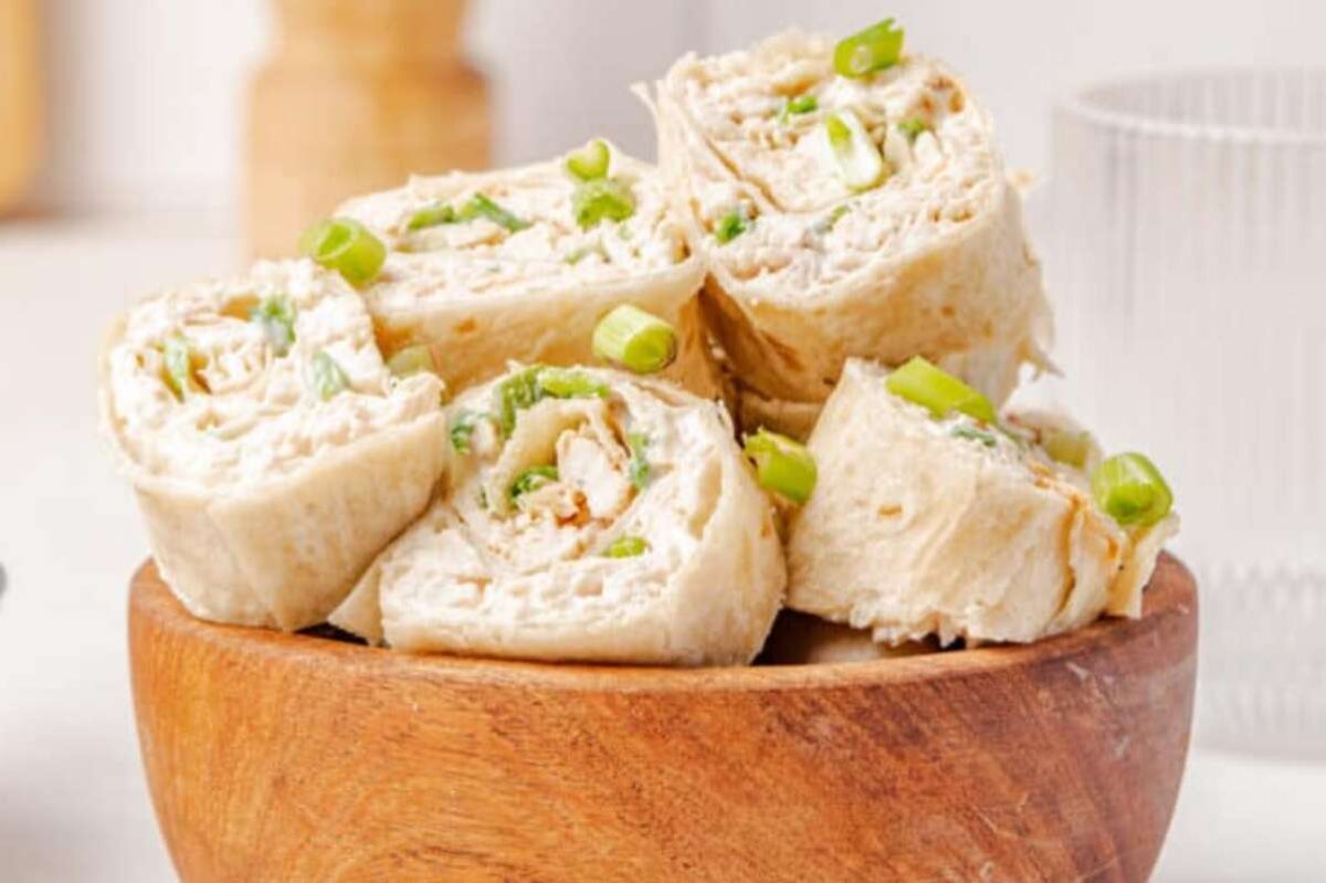 Chicken Taco Pinwheels.