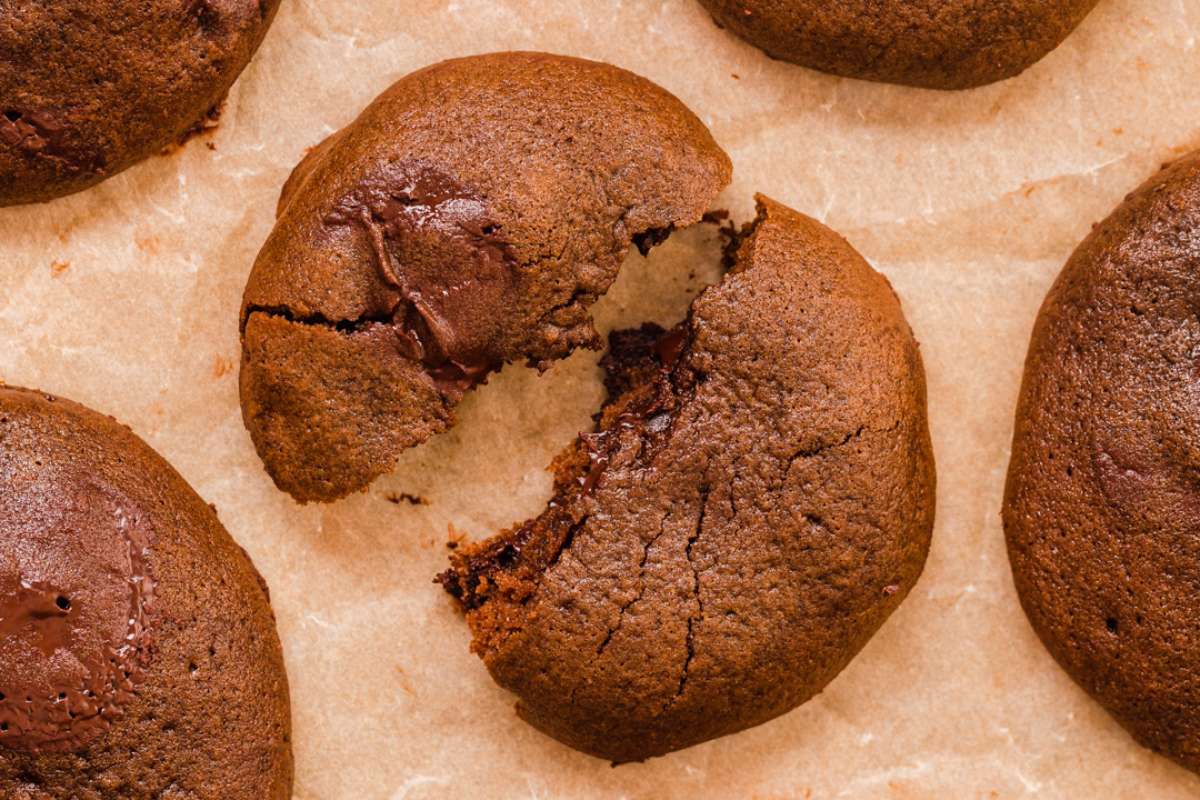 Chocolate Brownie Cookies. 