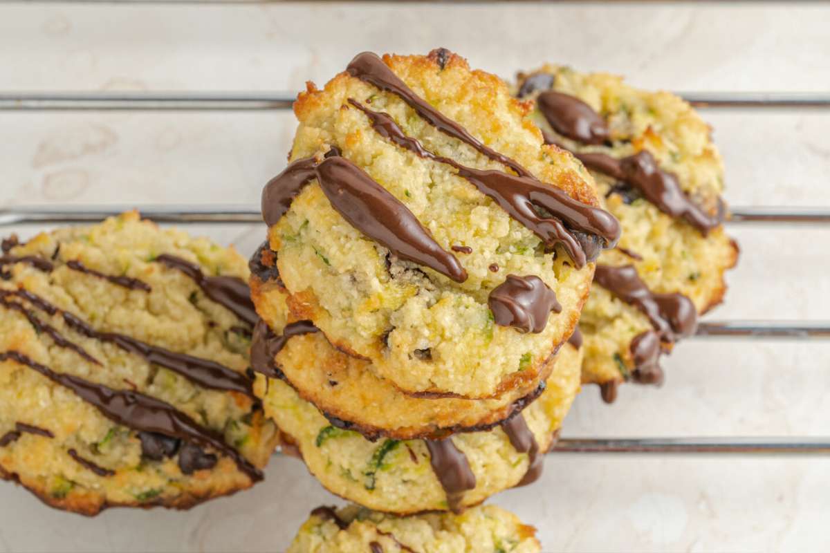 Chocolate Chip Zucchini Cookies. 