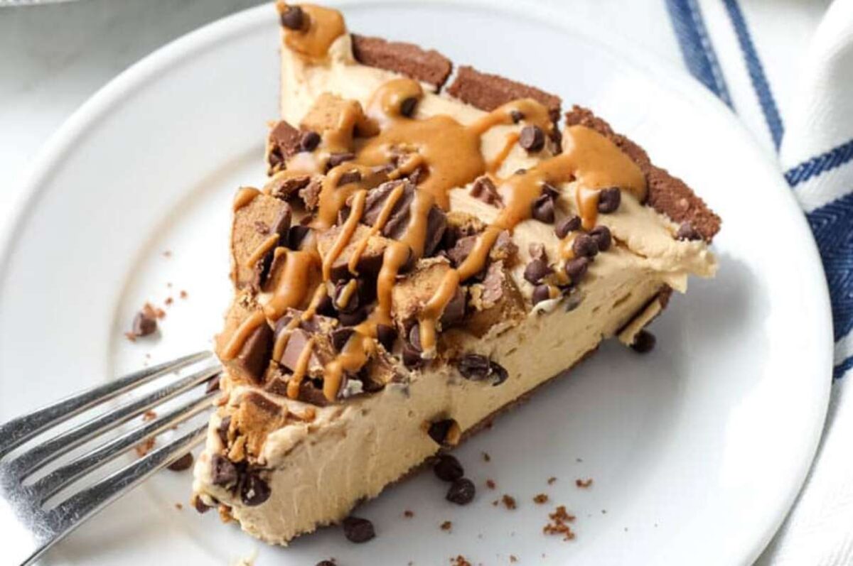 Chocolate Peanut Butter Pie. 