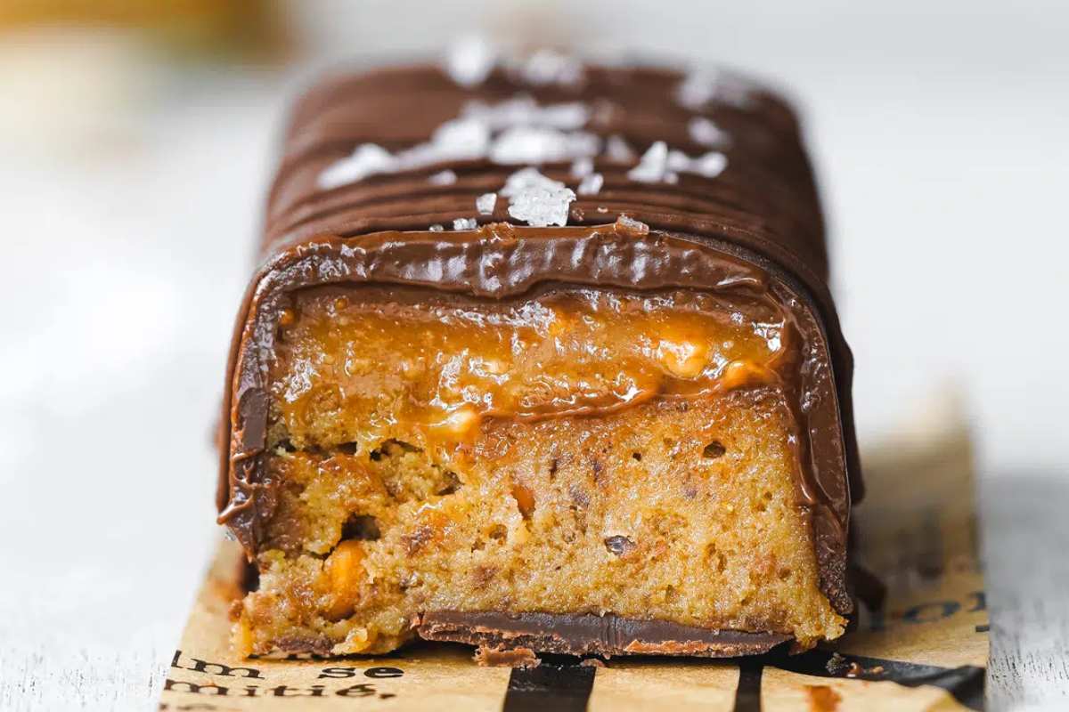 Chocolate Peanut Butter Protein Bars. 