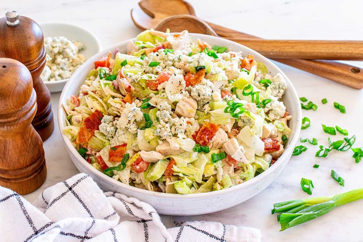 Chopped Chicken Blue Cheese Salad