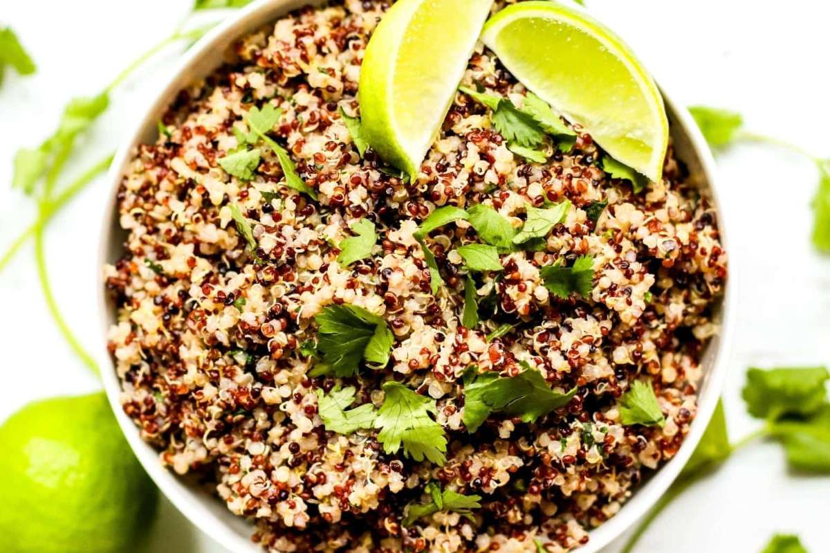 Cilantro Lime Quinoa. 