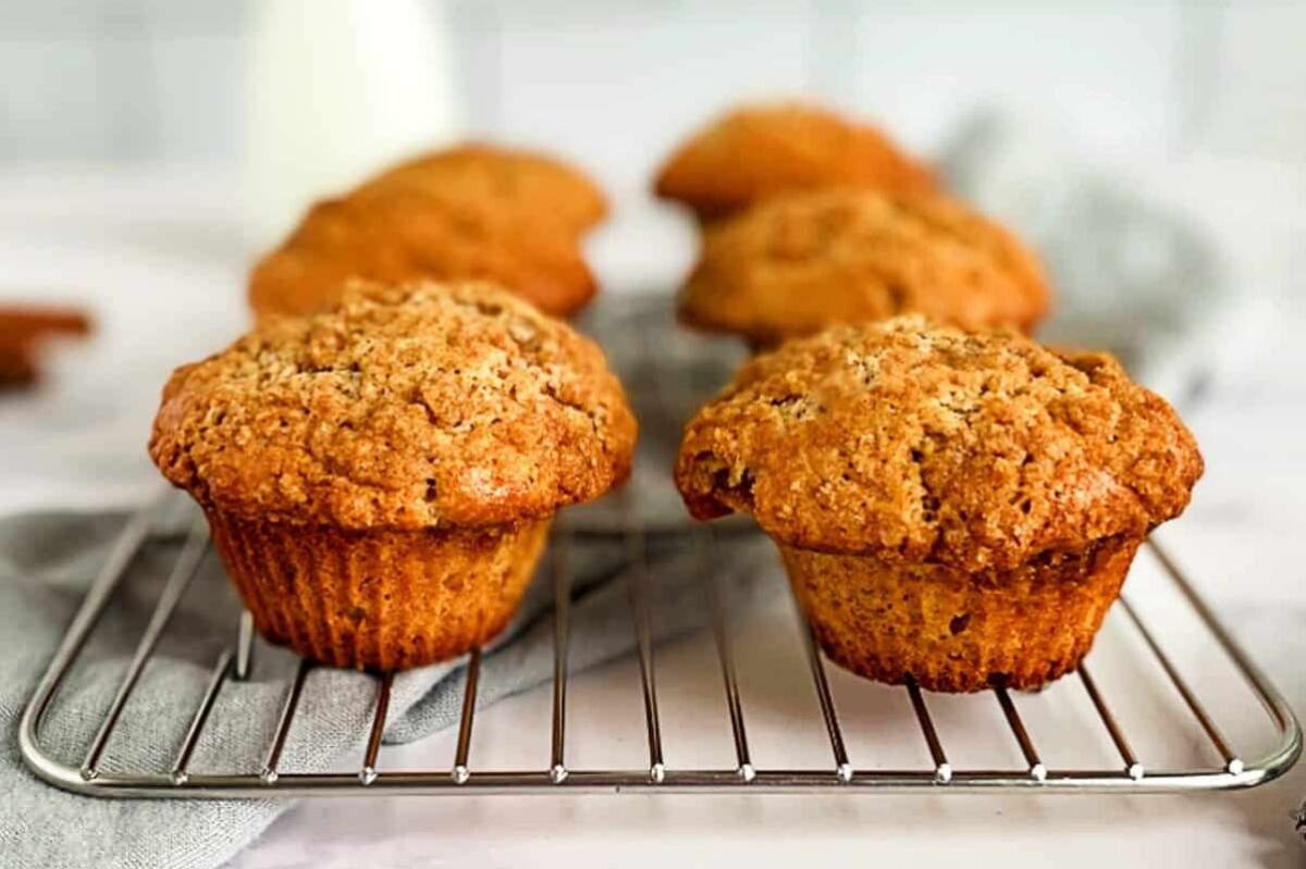 Coffee Cake Chai Muffins. 