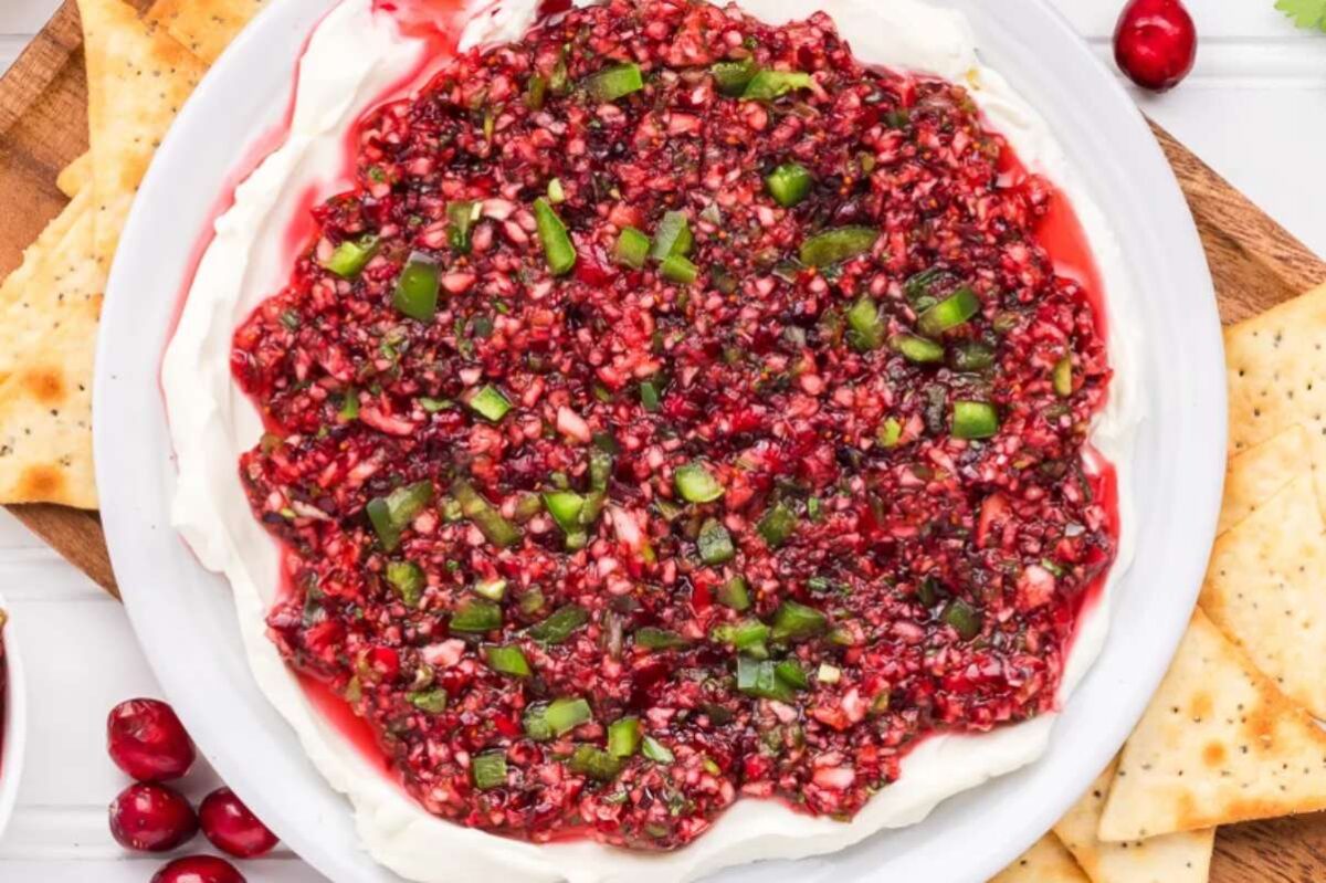 Cranberry Jalapeno Dip. 