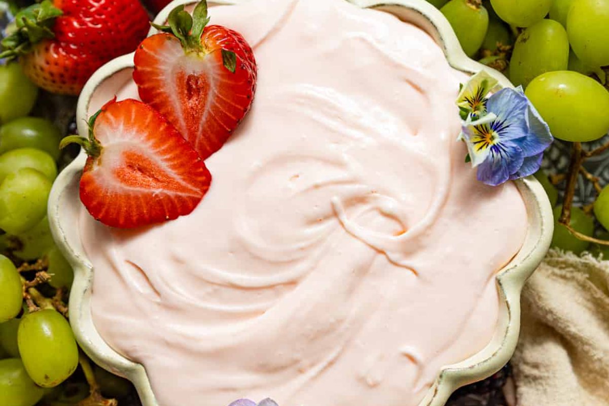 Cream Cheese Fruit Dip With Powdered Sugar