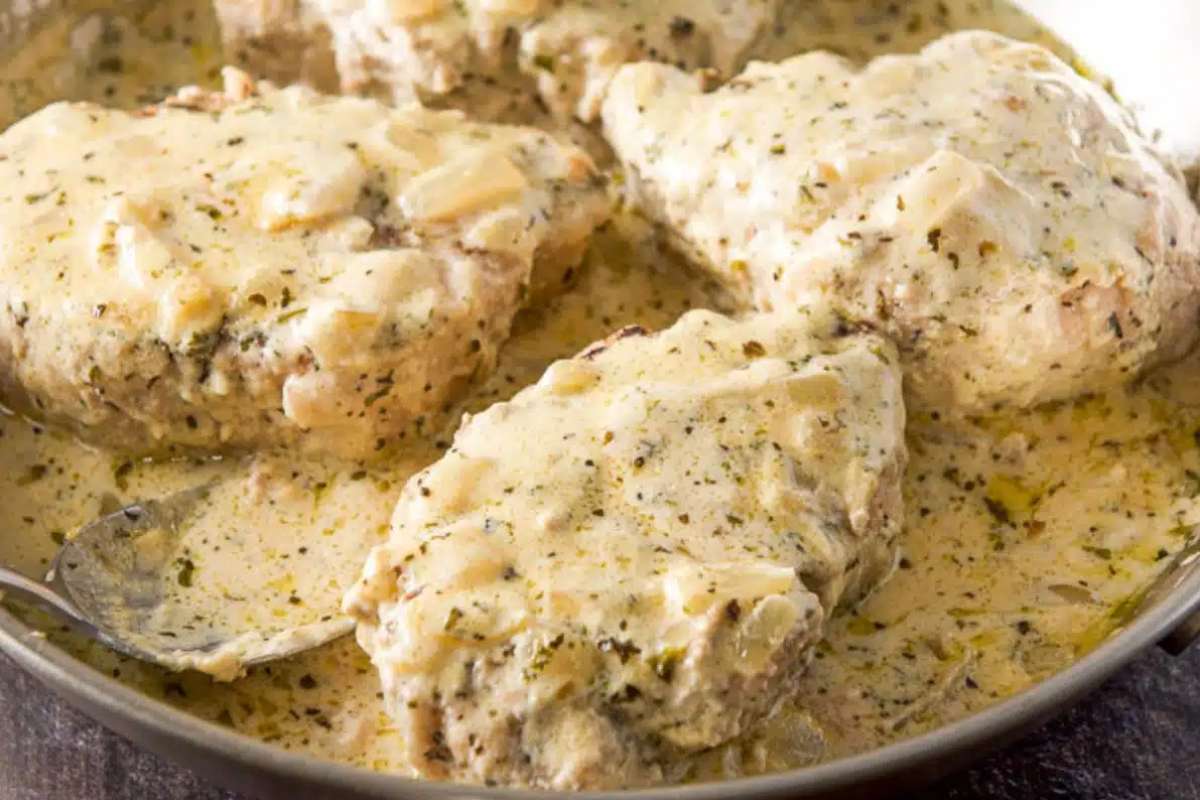 Creamy Pork Chops.