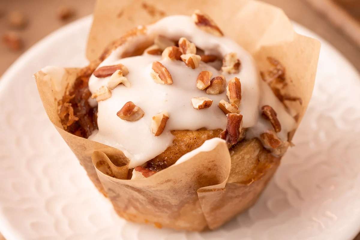 Crescent Roll Cinnamon Pecan Rolls. 