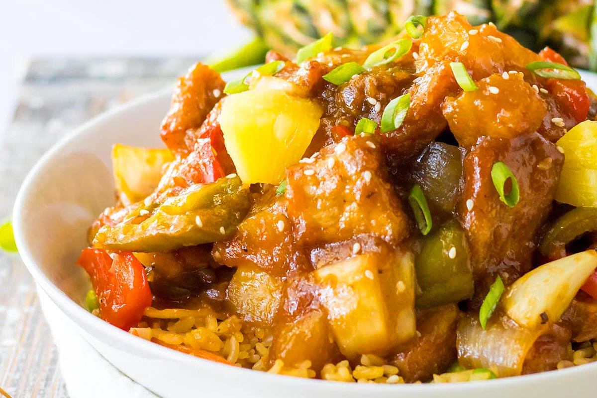 Crockpot Sweet And Sour Pork. 