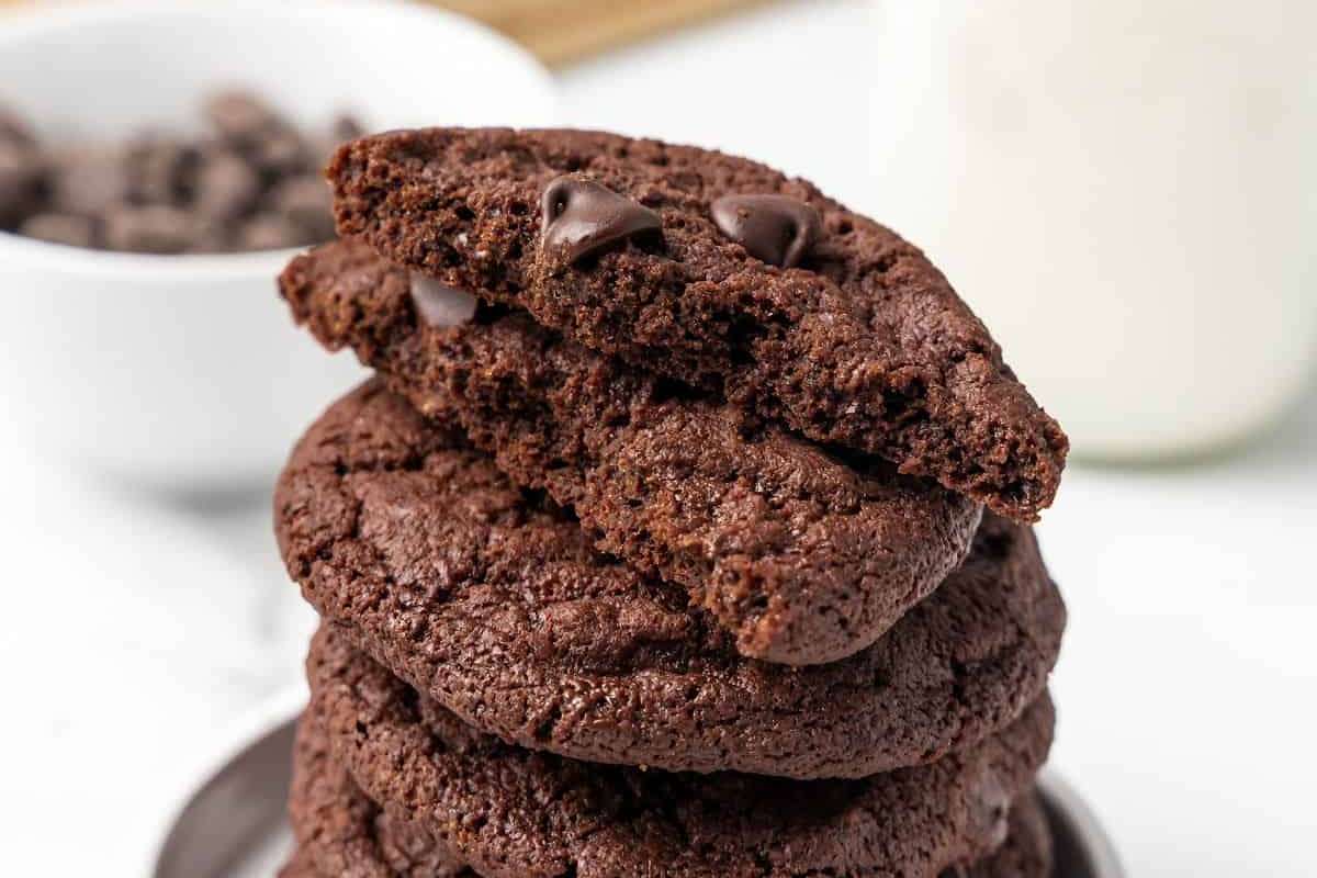 Dark Chocolate Cookies.