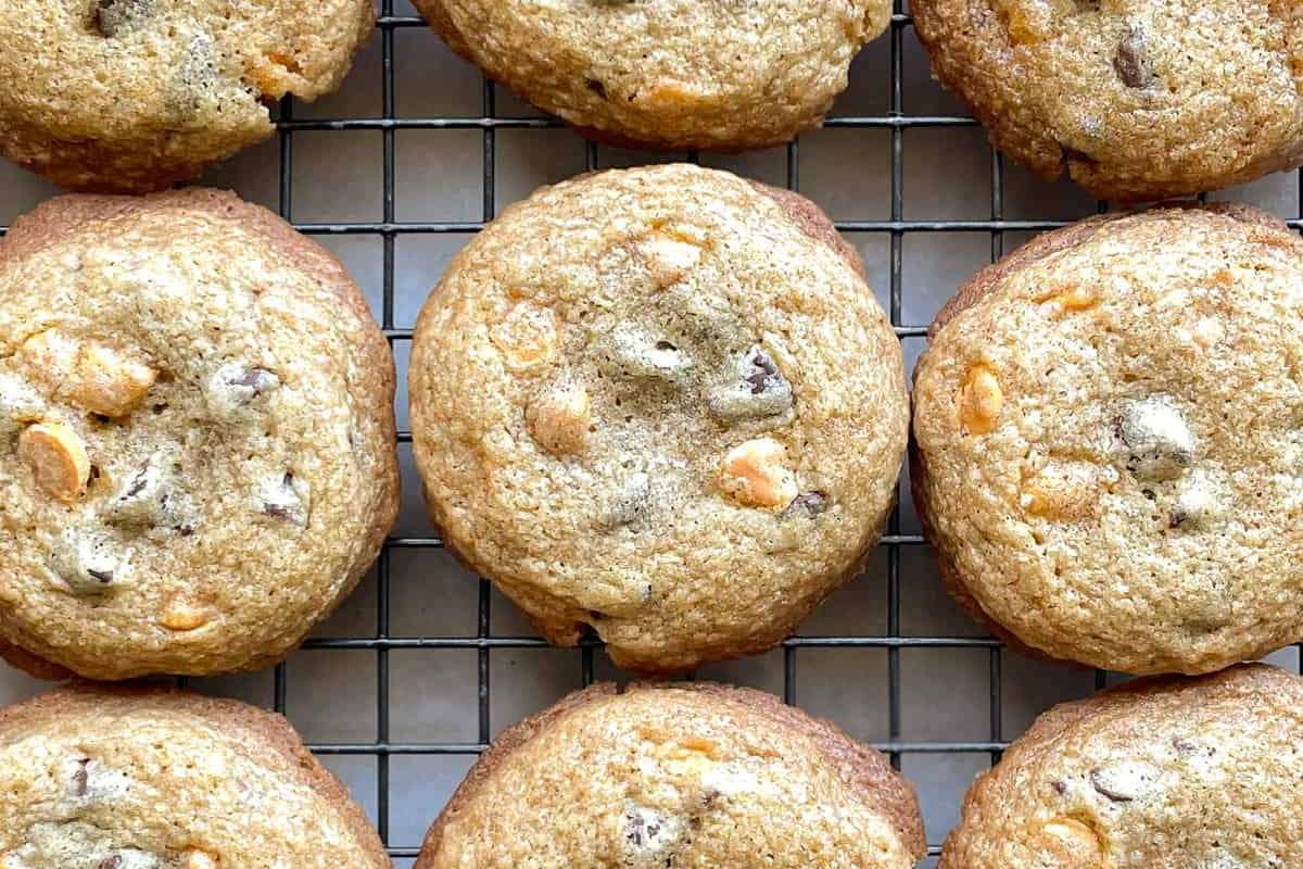 Double Butterscotch Chocolate Chip Cookies. 