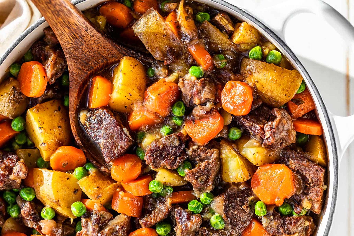 Dutch Oven Beef Stew. 