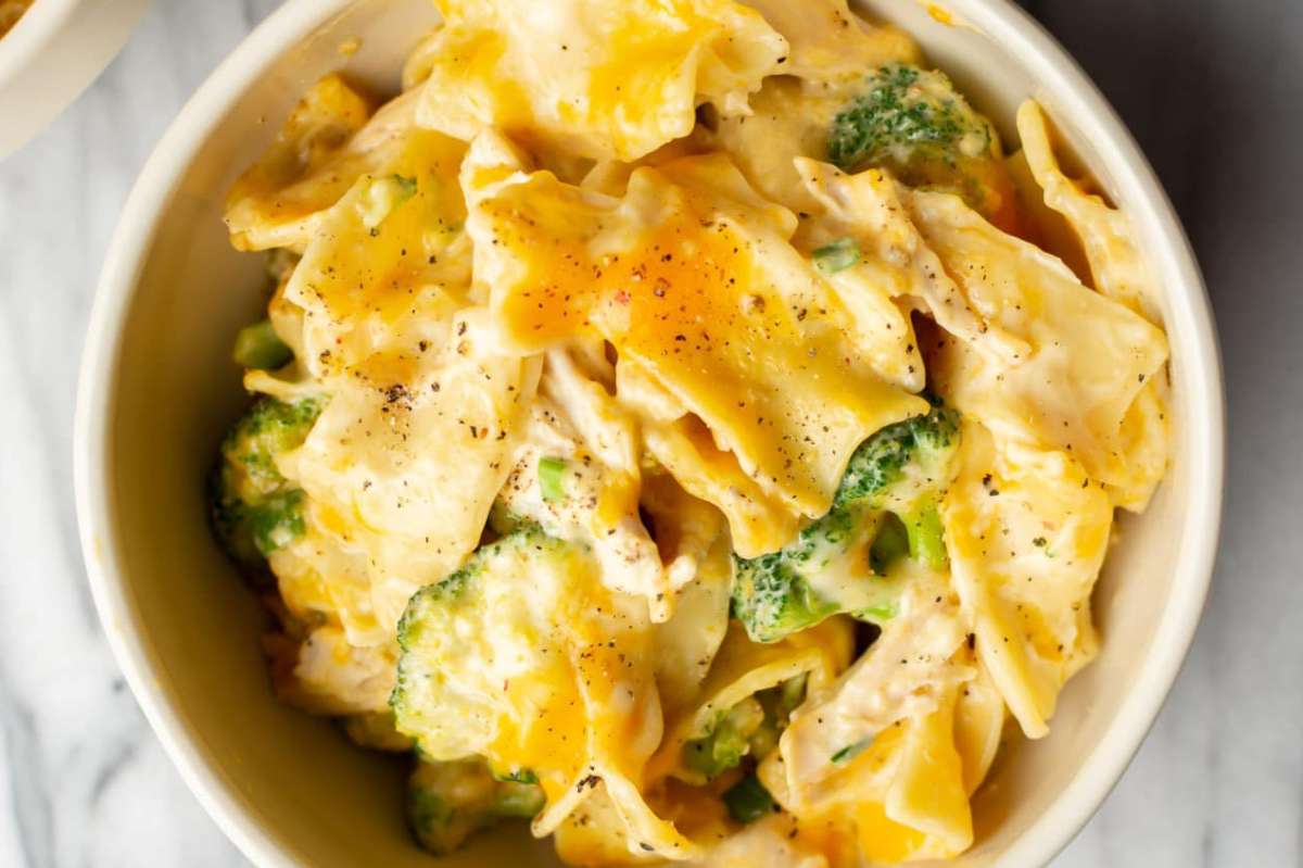 Easy Chicken Noodle Casserole. 