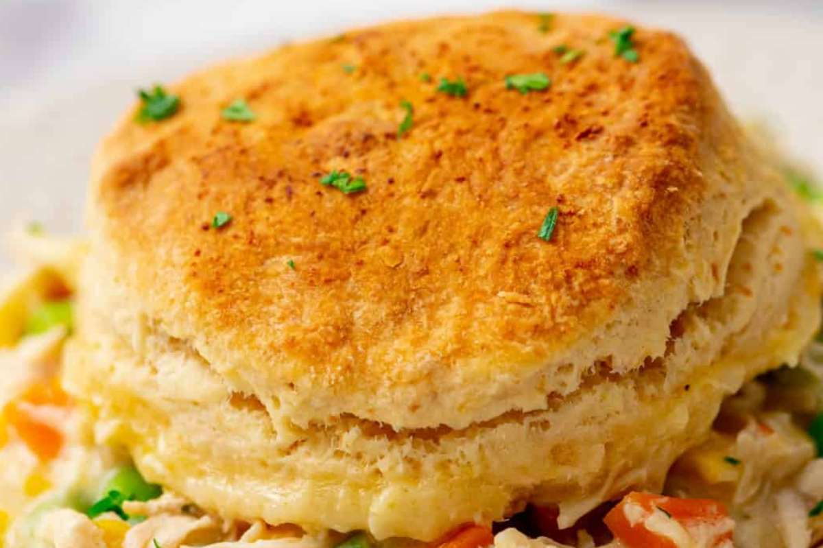 Chicken Pot Pie Casserole Recipe. 